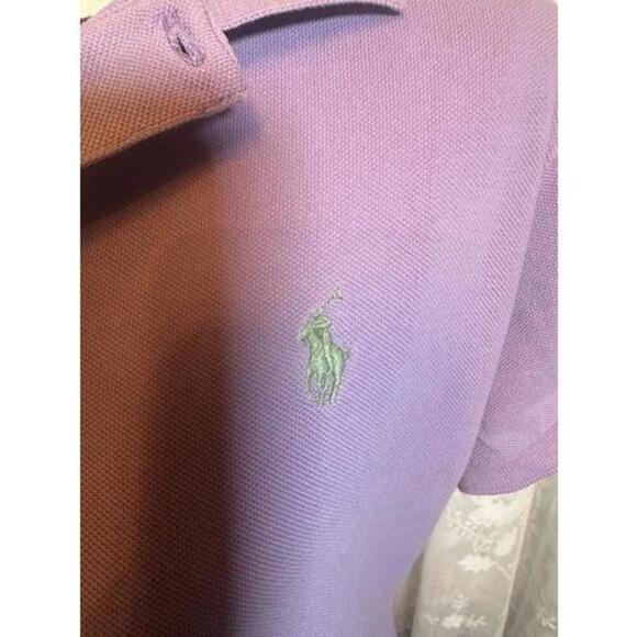 Ralph Lauren Women's "The Skinny Polo" Shirt - Lavender, Size XL - Picture 3 of 3